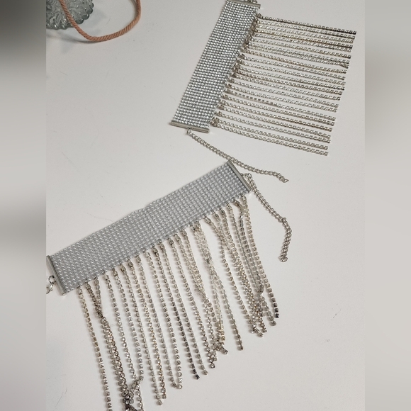 🔥2Psc Rhinestone Tassel Anklet - Picture 10 of 10